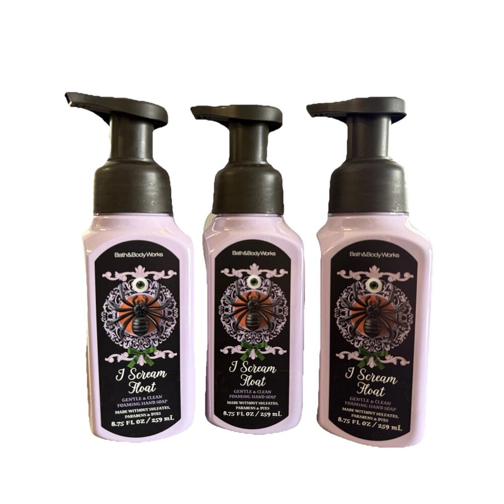 3 Bath & Body Works I SCREAM FLOAT Gentle & Clean Foaming Hand Soap 8.75 OZ NEW